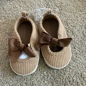 Old Navy Kids' Brown Bow Slippers